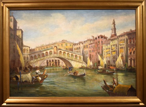 Venise, Grand Canal - Angelo Trentin (Udine1850- Wien1912)